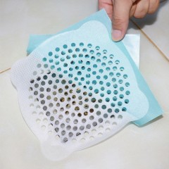利得 垃圾袋一次性过滤网地漏贴浴室下水槽毛发过滤网10枚