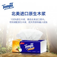 得宝 纸巾抽纸 4层90抽12包纸抽抽纸巾苹果木味纸巾卫生纸