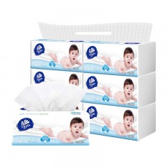 维达 150抽/包12包大包婴儿专用纸面巾抽纸整箱餐巾纸3层