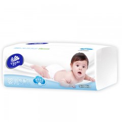 维达 150抽/包12包大包婴儿专用纸面巾抽纸整箱餐巾纸3层