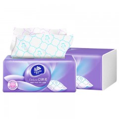 维达 抽纸立体美焕彩装3层纸巾M码108抽18包 面巾纸无香餐巾纸