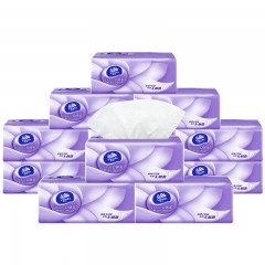 维达 抽纸110抽/包24包装3层立体美抽取式纸面巾卫生纸巾