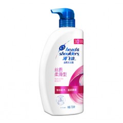 海飞丝 洗发水去屑护肤洗发乳丝质柔滑型洗发露750ml