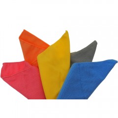 洁成 加厚抹布洗碗布超细纤维吸水不掉毛不沾油家务厨房5条