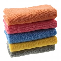 洁成 加厚抹布洗碗布超细纤维吸水不掉毛不沾油家务厨房5条