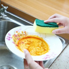 洁成 海绵擦海绵块清洁去污瓷砖刷子厨房洗锅洗碗刷清洁刷