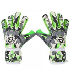 JANUS 全乳胶护指可拆卸 内缝 成人足球守门员手套门将手套 JA918