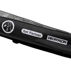 迪卡侬 ARTENGO SET PARNTER 成人羽毛球拍套装碳素复合双拍含球