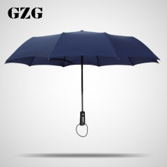 GZG 全自动雨伞折叠商务晴雨两用男女广告伞定制logo时尚潮流个性