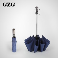 GZG 全自动雨伞折叠商务晴雨两用男女广告伞定制logo时尚潮流个性