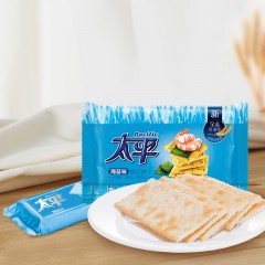 太平 梳打饼干加铁海苔口味400g家庭装自然好味道