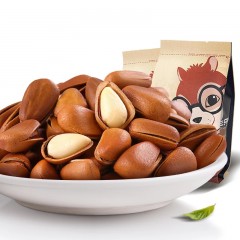 三只松鼠 开口松子218gX3袋原味东北红松籽手剥松子