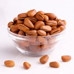 三只松鼠 开口松子218gX3袋原味东北红松籽手剥松子