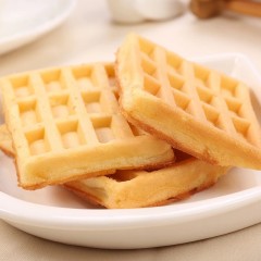 三只松鼠 华夫饼248g奶香味华夫饼干西式早餐糕点零食软面包格子饼