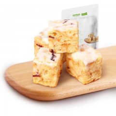 三只松鼠 软香奶萨萨210gX5袋蔓越莓味软香沙琪玛糕点零食