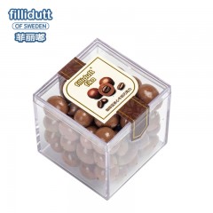 fillidutt/菲丽嘟 fika 咖啡豆夹心牛奶巧克力盒装80g 新品上市