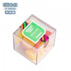 fillidutt/菲丽嘟 瑞典钱币糖盒装75g混合果汁味软糖 办公室糖果