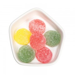 fillidutt/菲丽嘟 瑞典钱币糖盒装75g混合果汁味软糖 办公室糖果