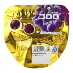 UHA/悠哈 酷露露水果汁软糖52g*6包 葡萄草莓水蜜桃味 QQ糖休闲零食
