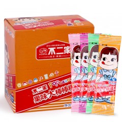 不二家 果味大棒棒糖280g 水果4口味混合装 儿童糖果休闲小零食