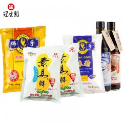 冠生园天厨佛手牌调味品6件组合装 素易鲜味精鸡精酱油