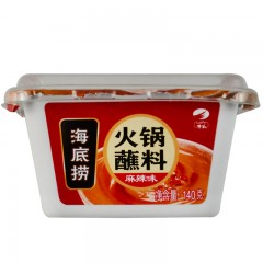 海底捞 麻辣味火锅蘸料140g×5四川特产捞派花生芝麻酱盒装
