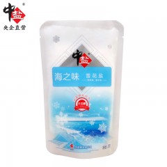 中盐 未加碘海水自然晶盐×8袋+海之味雪花盐×8袋