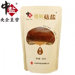 中盐 低钠菇盐320g*6袋 食用盐加碘盐低钠盐