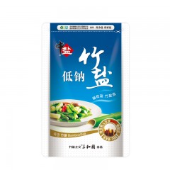 中盐 三和园低钠竹盐 250克 食用加碘盐