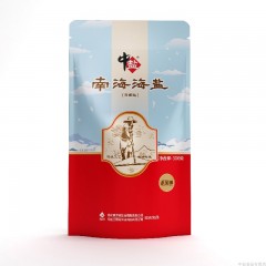 中盐 未加碘南海海盐300g/袋天然海盐家用食用盐无抗结剂