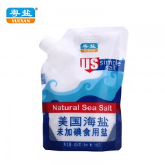 粤盐牌 454克 未加碘 美国海盐 高端进口调料盐