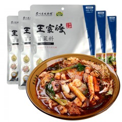 王家渡 冒菜底料200g×5袋 四川火锅麻辣烫麻辣冒菜底料调料香辣