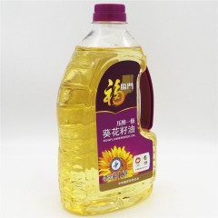 福临门 葵花籽油1.8L葵花植物油压榨食用油调和油中粮出品