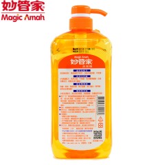 妙管家 E护洗洁精1000g蕴含维生素E柑橘去味除腥浓缩温和不伤手