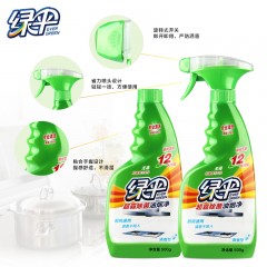 绿伞 油烟净 抽油烟机炤台清洗剂免拆洗强力除菌 厨房去重油污清洁