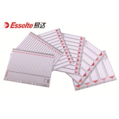 易达/Esselte  56422（100104）胶质数字分类索引 分类纸 1-6