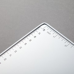 齐心A7014 高级铝合金蝴蝶夹平板夹文件夹资料夹板夹A5办公用品