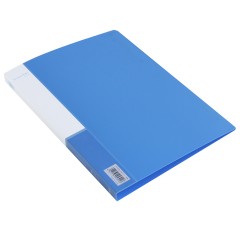 得力 插页文件夹多层学生用办公室用品工具高中试卷单据收纳整理分类塑料双功能商务谱文讲义资料册a4纸档案夹