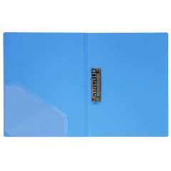 得力 插页文件夹多层学生用办公室用品工具高中试卷单据收纳整理分类塑料双功能商务谱文讲义资料册a4纸档案夹