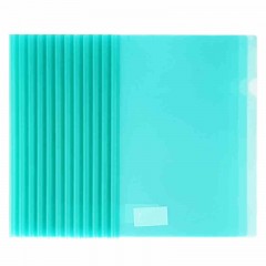 得力 A4透明抽杆夹/文件夹/押杆夹/拉杆夹 5535