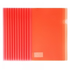 得力 A4透明抽杆夹/文件夹/押杆夹/拉杆夹 5535