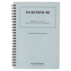 得力 LA560螺旋笔记本线圈本A5记事本60页学生笔记本子