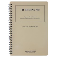 得力 LA560螺旋笔记本线圈本A5记事本60页学生笔记本子