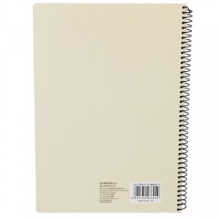 得力 7694螺旋本B5 80张线圈本活页笔记本软皮记事本创意