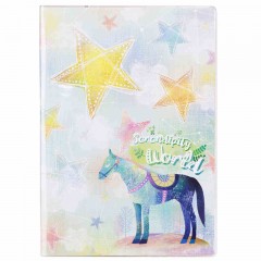 得力 笔记本T1680-06/07/08学生软面抄80页16K胶套软抄记事本子