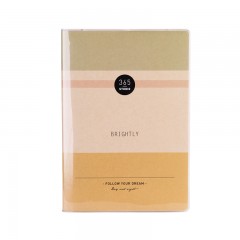 得力 T3296-08/09/10/11胶套本笔记本学生办公胶套本96页203*140mm