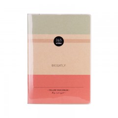 得力 T3296-08/09/10/11胶套本笔记本学生办公胶套本96页203*140mm