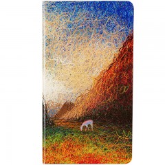 得力 Y4812801寻鹿系列日记本 48K小号记事本子 128页硬面笔记本