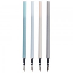 得力 A765中性笔替芯学生用笔水笔按动笔替芯0.5mm