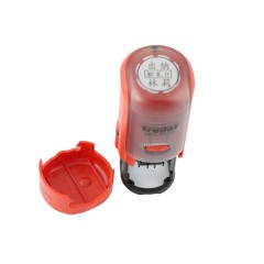 Trodat/卓达 46119回墨印章检验合格章QC PASS印章人名日期可调日期